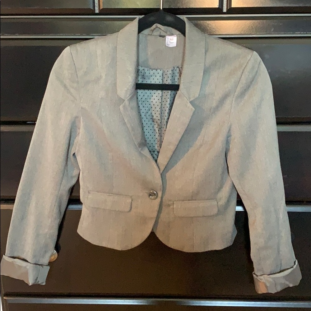 H&M Gray Blazer Size 4
